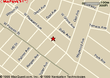 street map of Maywood